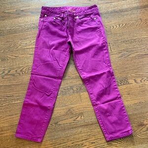 Vibrant Magenta Tory Burch Women's Jeans